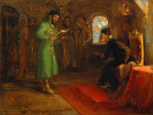 Boris Godunov met Ivan de Verschrikkelijke